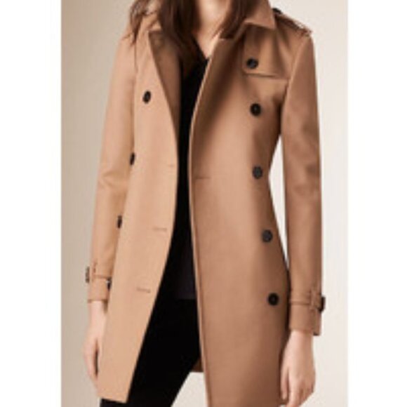BURBERRY wool-cashmere trench coat - Picture 10 of 13